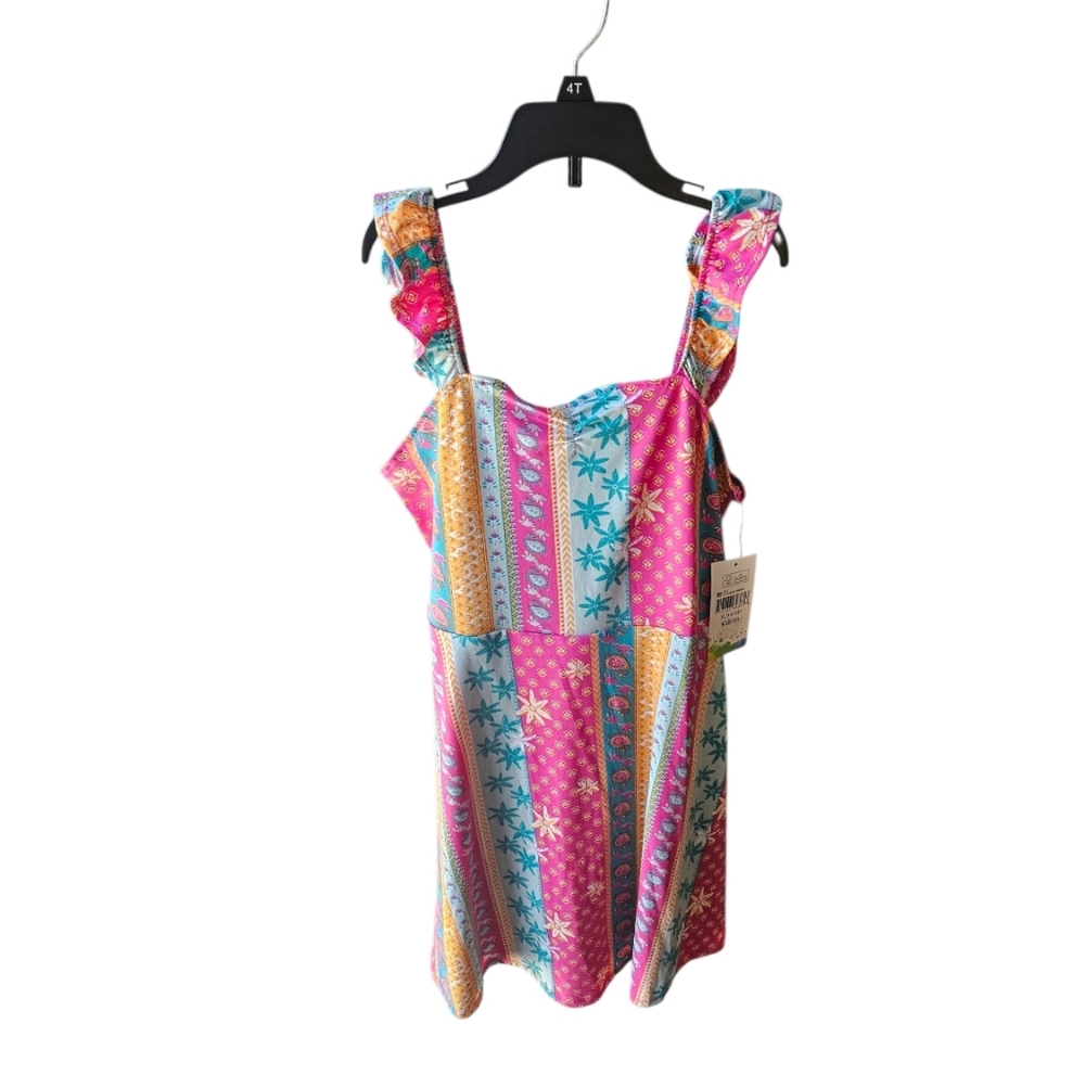 Colorful Planet Multicolored Beachy Paisley Kid Skort Sundress Size XL (14/16)